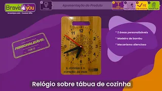 Brave4you - Relógio de parede